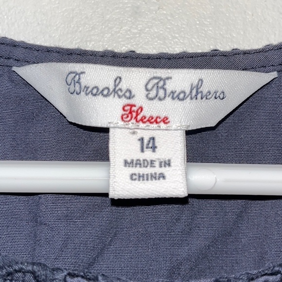 Brooks Brothers Square Eyelet Zipper Side Tank - Picture 2 of 3